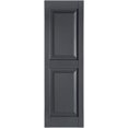 thumbnail image 1 of Premier Raised Panel Exterior Decorative Shutter, 15" x 55", Dark Gray, 1 of 2