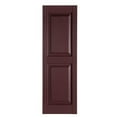 thumbnail image 1 of Premier Raised Panel Exterior Decorative Shutters, Burgundy - 15 x 71 in., 1 of 1