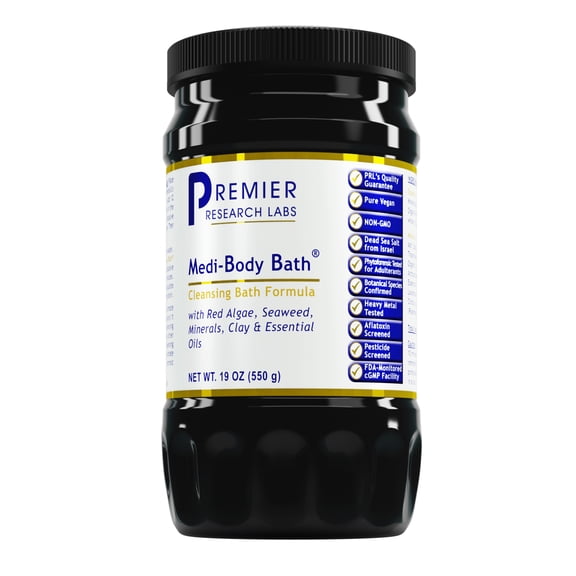 Premier Research Labs Medi-Body Bath - Beauty & Personal Care with Seaweed - Eco-Friendly Bath Product for Body Cleanse - Home Bath Essential - 19 oz Powder