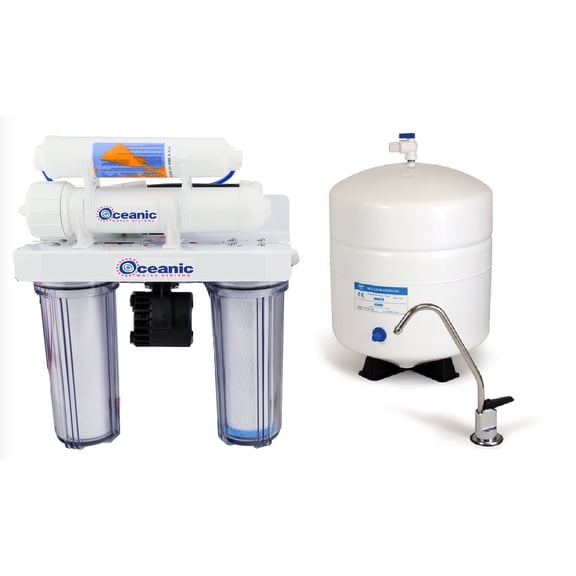 Premier Reverse Osmosis Drinking Water Filter System + Permeate Pump ERP500