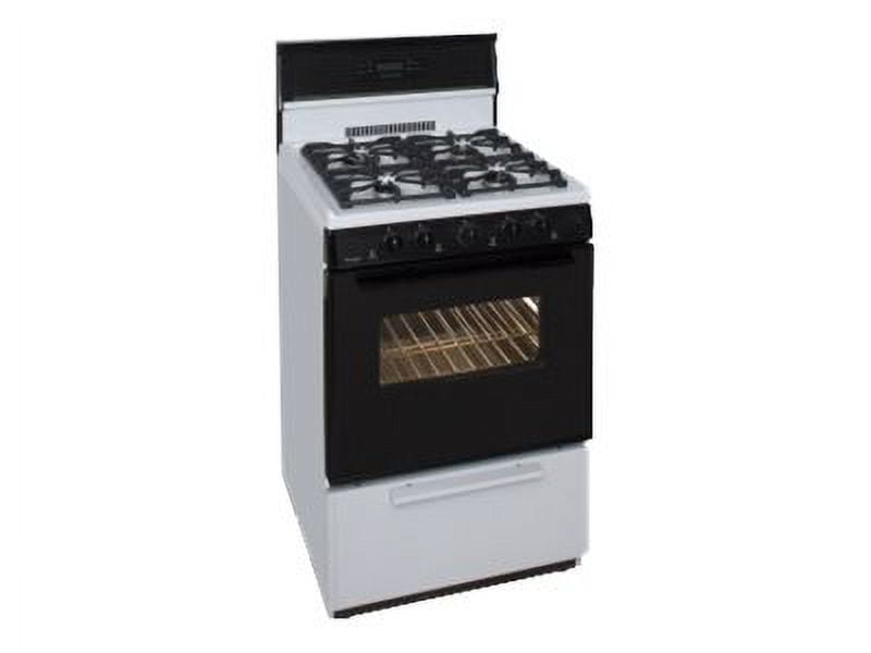 Premier SJK340BP - Range - freestanding - width: 24 in - depth: 28 in - height: 46.1 in - black