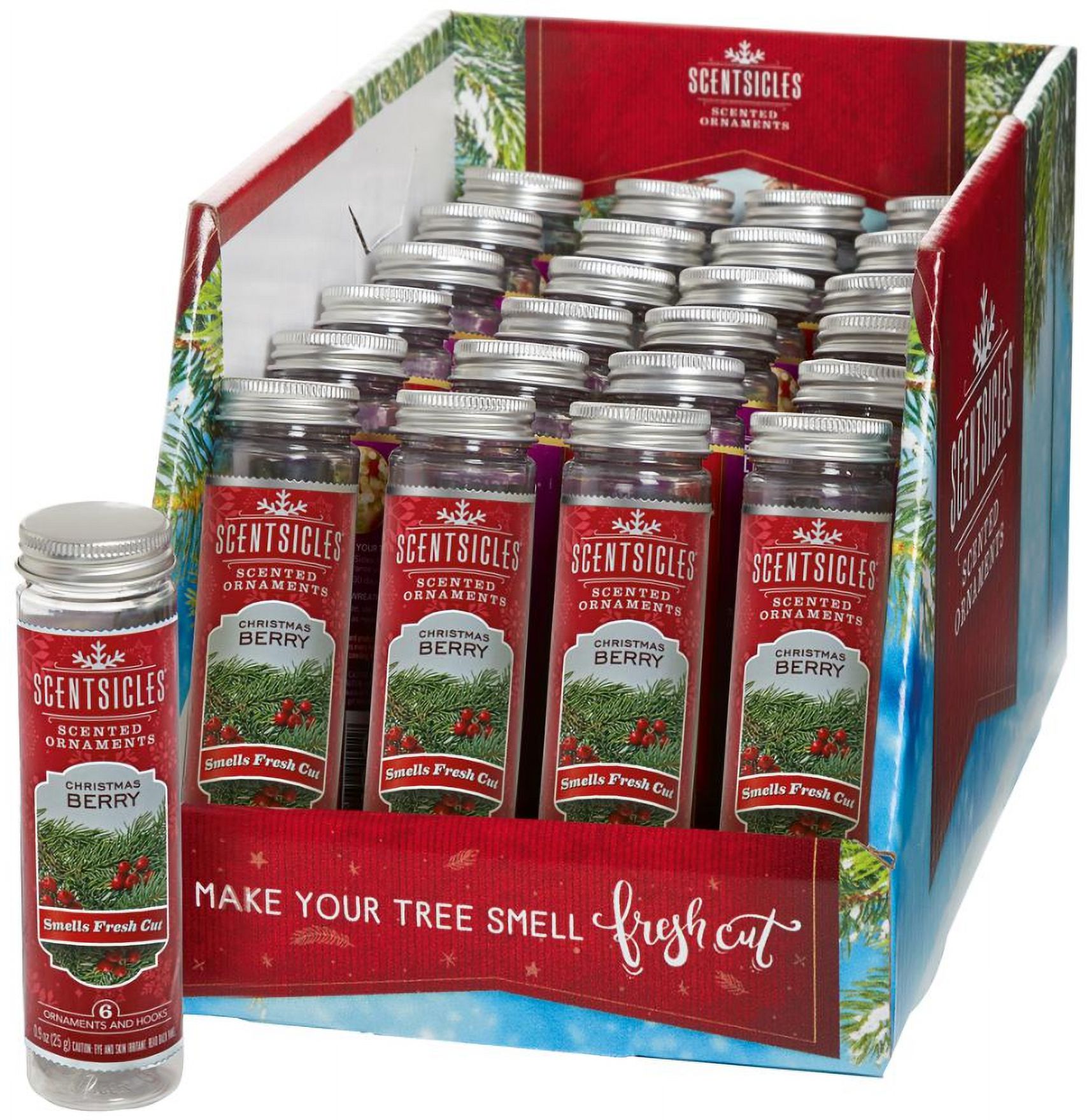 Premier Scentsicles Scented Christmas Tree Ornaments, Christmas Berry