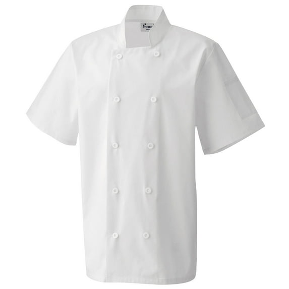 Premier Short Sleeved Chefs Jacket / Workwear