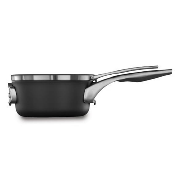 Open Box Premier Space Saving 1.5 Quart Hard Anodized Nonstick Saucepan w/Lid