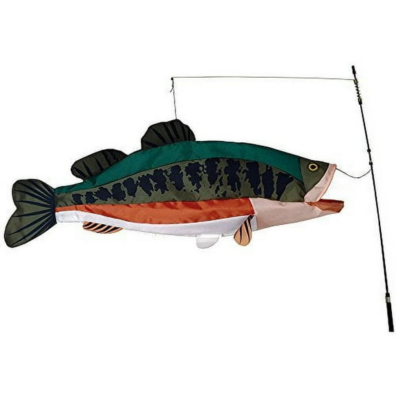 Premier Spinner - Large Mouth Bass Swimming Fish 3D