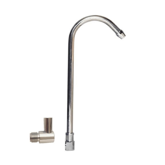 Premier Spout + Elbow Spout Adapter for Countertop Filtration Systems | Chrome Finish | Lead Free
