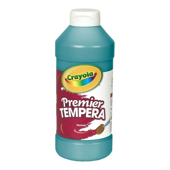 Premier Tempera Paint, Turquoise, 16 Oz Bottle | Bundle of 5