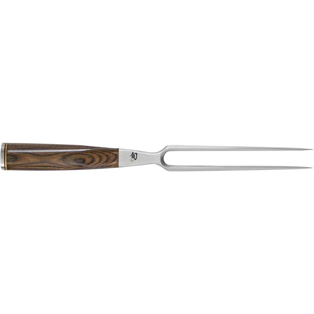 Premier TwoPronged Carving Fork; Safely Slice and Carve Roasts, Ham