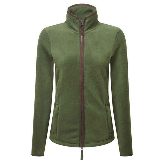 Premier Womens Artisan Contrast Trim Fleece Jacket