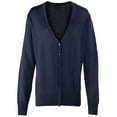thumbnail image 1 of Premier Womens Button Through Long Sleeve V-neck Knitted Cardigan, 1 of 4