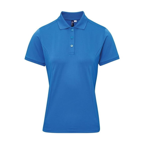 Premier Womens Coolchecker Plus Piqu Polo With CoolPlus