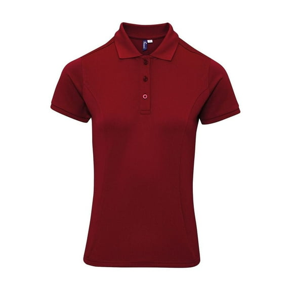 Premier Womens Coolchecker Plus Piqu Polo With CoolPlus