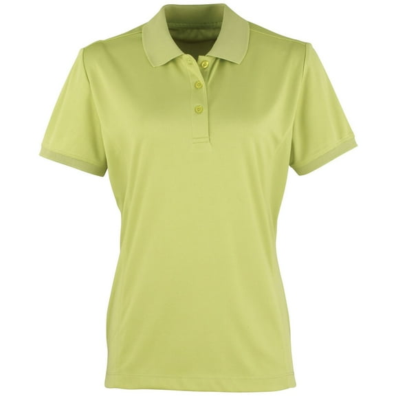 Premier Womens Coolchecker Short Sleeve Pique Polo T-Shirt