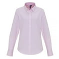 thumbnail image 1 of Premier Womens Cotton Rich Oxford Stripe Blouse, 1 of 4