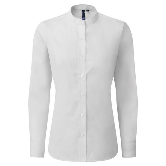 Premier Womens Grandad Collar Formal Shirt