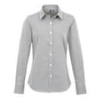thumbnail image 1 of Premier Womens Microcheck Long Sleeve Shirt, 1 of 4