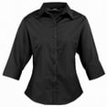 thumbnail image 1 of Premier Womens Poplin 3/4 Sleeve Blouse, 1 of 4