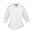 thumbnail image 1 of Premier Womens Poplin 3/4 Sleeve Shirt, 1 of 4