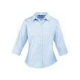 thumbnail image 1 of Premier Womens Poplin 3/4 Sleeve Shirt, 1 of 4