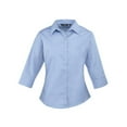 thumbnail image 1 of Premier Womens Poplin 3/4 Sleeve Shirt, 1 of 4