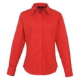 thumbnail image 1 of Premier Womens Poplin Long-Sleeved Blouse, 1 of 5