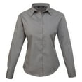 thumbnail image 1 of Premier Womens Poplin Long-Sleeved Blouse, 1 of 5
