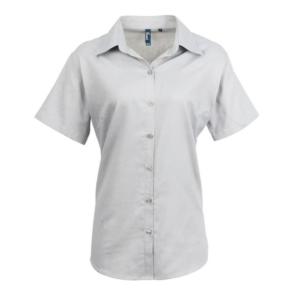 Premier Womens Signature Oxford Short Sleeve Work Shirt