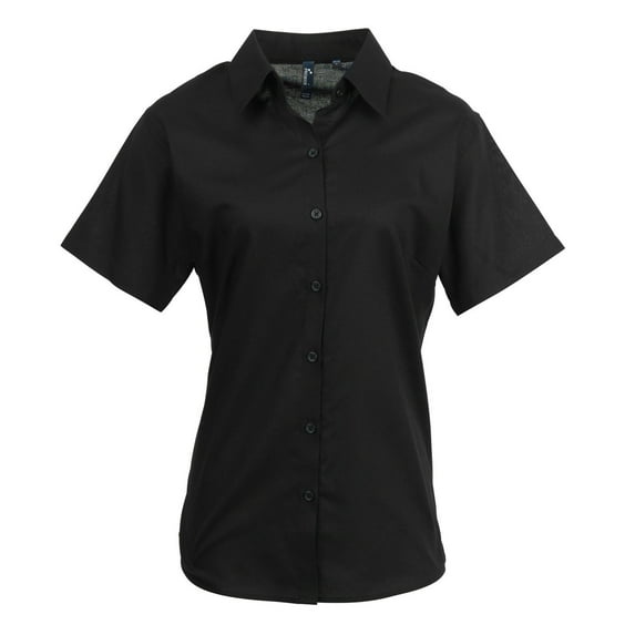 Premier Womens Signature Oxford Short Sleeve Work Shirt