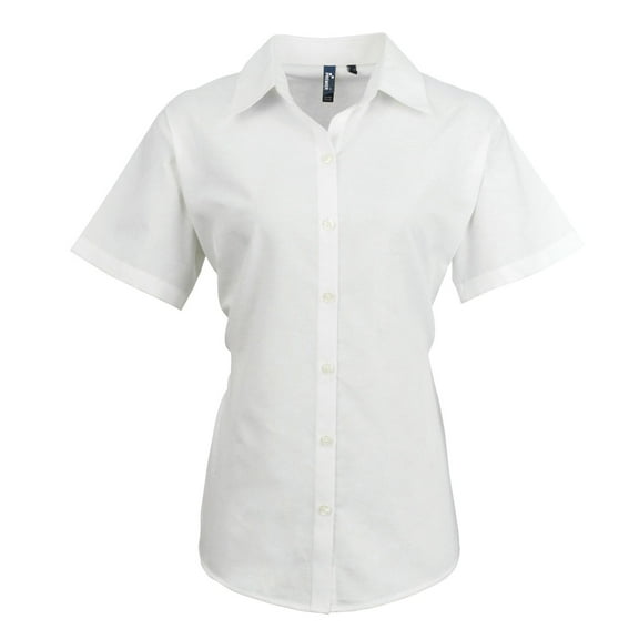 Premier Womens Signature Oxford Short Sleeve Work Shirt