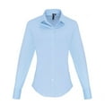 thumbnail image 1 of Premier Womens Stretch Fit Poplin Long Sleeve Blouse, 1 of 4