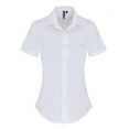 thumbnail image 1 of Premier Womens Stretch Fit Poplin Short Sleeve Blouse, 1 of 4