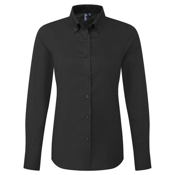 Premier Womens Supreme Oxford Long-Sleeved Shirt