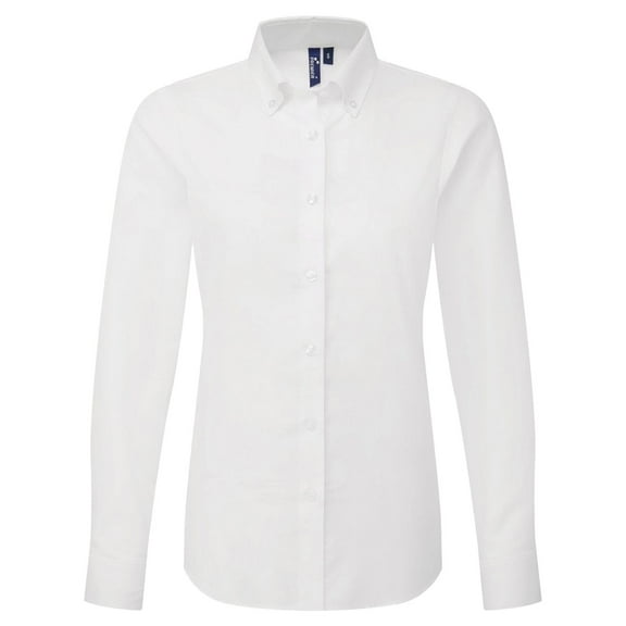 Premier Womens Supreme Oxford Long-Sleeved Shirt