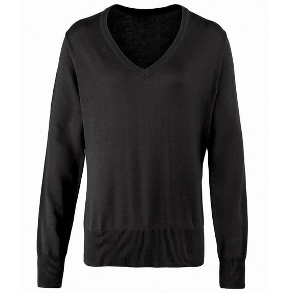 Premier Womens V-Neck Knitted Sweater / Top