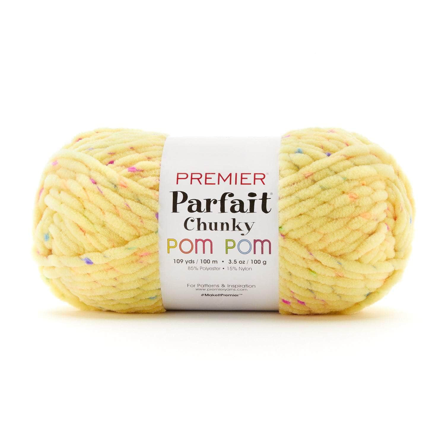 Premier Yarn Parfait Chunky Pom Pom Yarn Incandescent, 109 yds