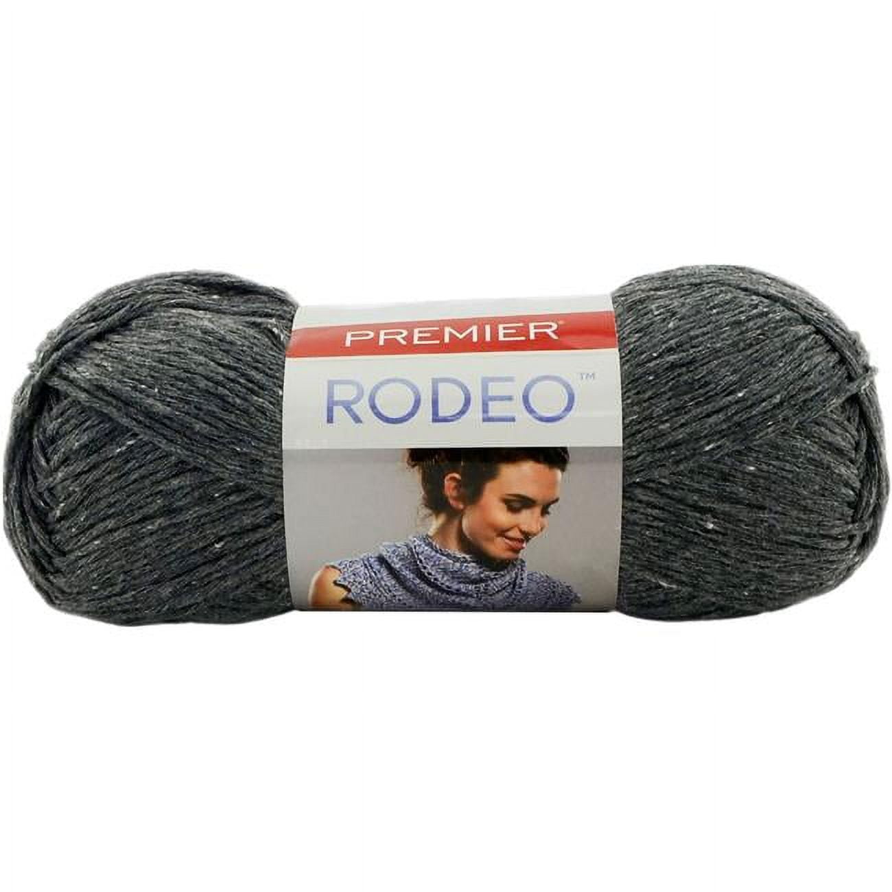 Premier Yarns Rodeo Light Gomitolo Rosso - 150g, 243m, 85% Cotone 15% Poliestere - Filato Medio Per Maglia E Uncinetto