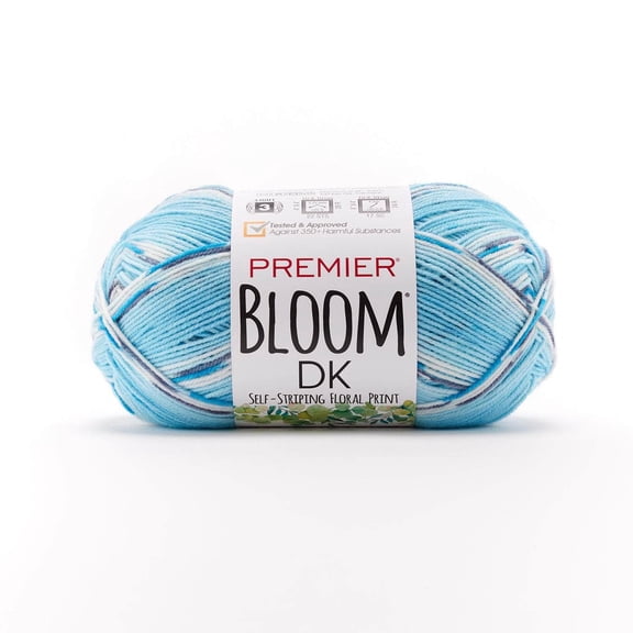 Premier Yarns Bloom DK Weight Yarn, Self-Patterning Yarn for Crocheting and Knitting, Morning Glory