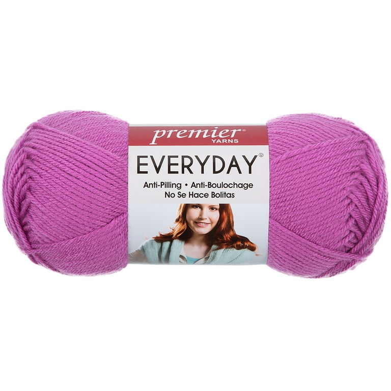 Premier Yarns Anti-Pilling Everyday Worsted Solid Yarn-Peony