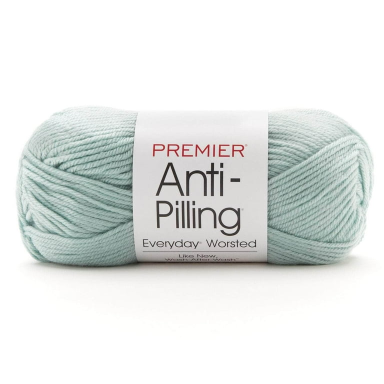 Gomitolo Premier Yarns Anti-Pilling Everyday Worsted | Colore Spruce (Verde Abete) | 100% Acrilico, 186m, Peso 4 - 3