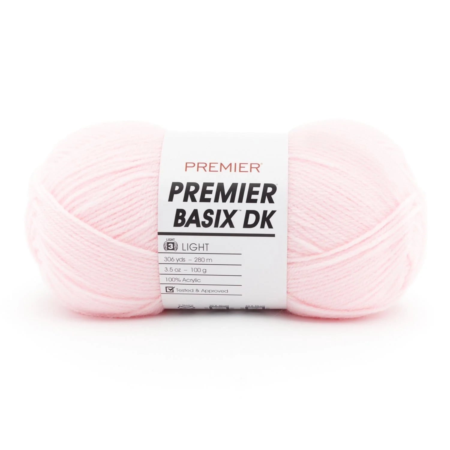 Premier Yarns Basix, Solid Worsted Yarn, Made of Acrylic, Ideal Yarn for  Crocheting and Knitting, Taupe, 359 Yards