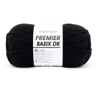 Mainstays Medium Acrylic Black Yarn, 397 yd