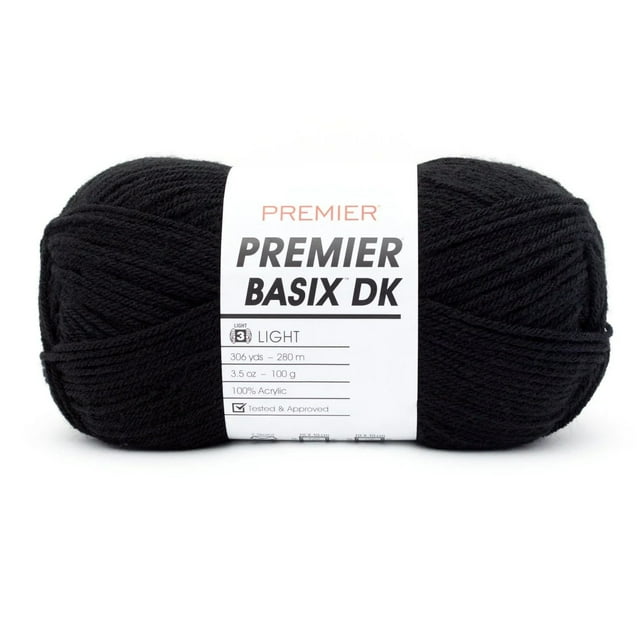 Premier Yarns Basix DK YarnBlack