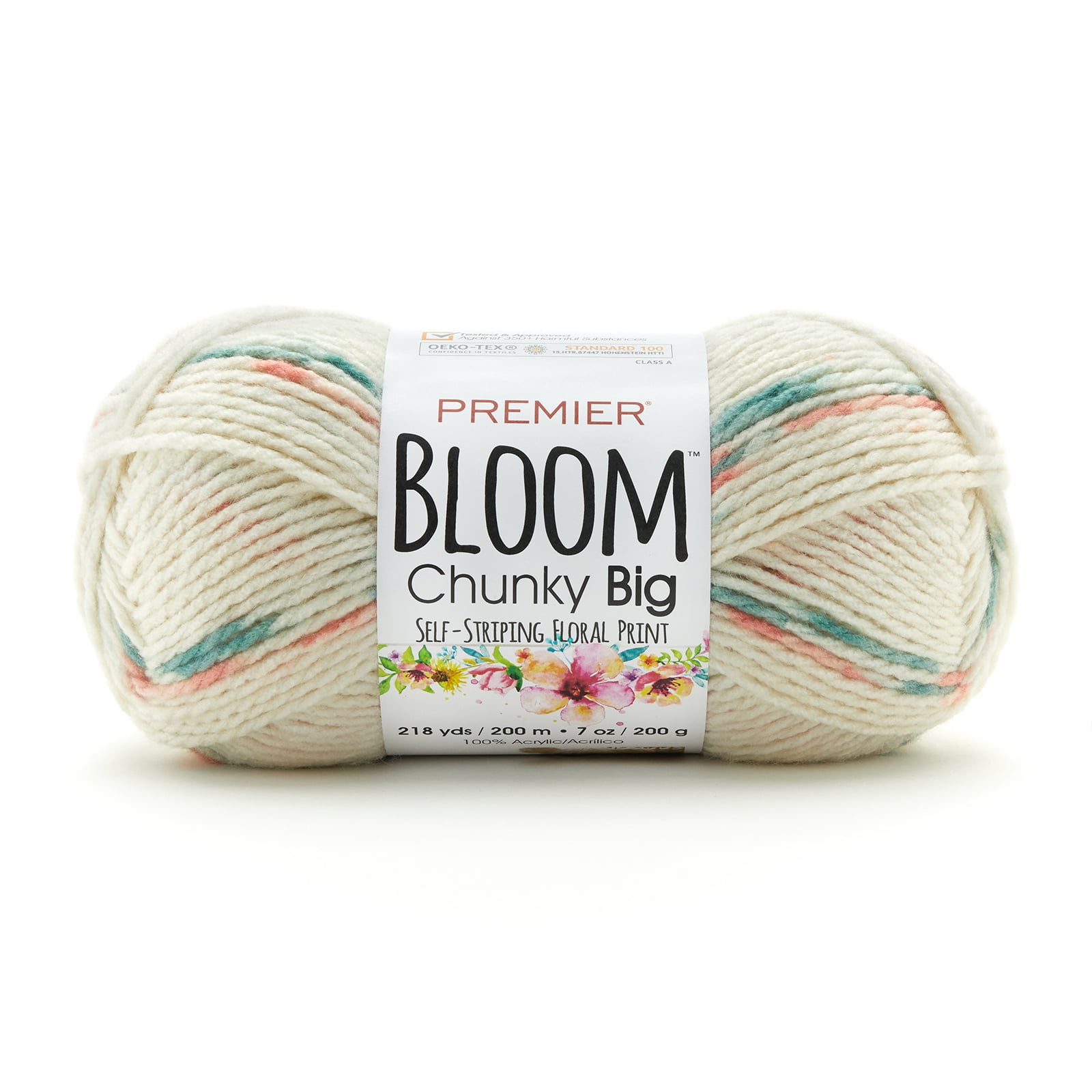 Premier Yarns - Bloom Chunky Big Yarn - Tulip - 7oz 218yds - 5 Bulky Weight  - Acrylic 