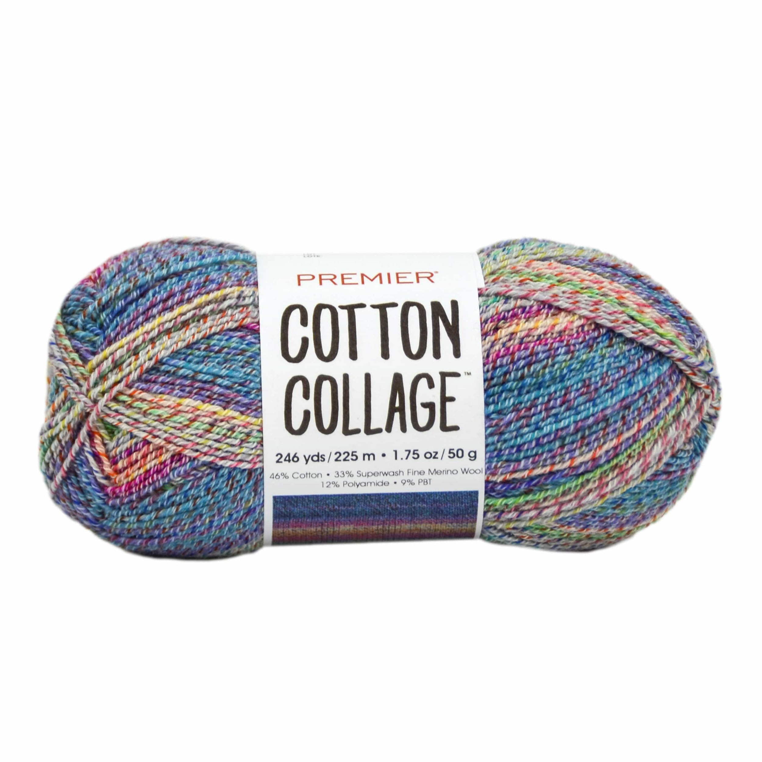 Premier Yarns Cotton Collage Yarn-Circus Multi 