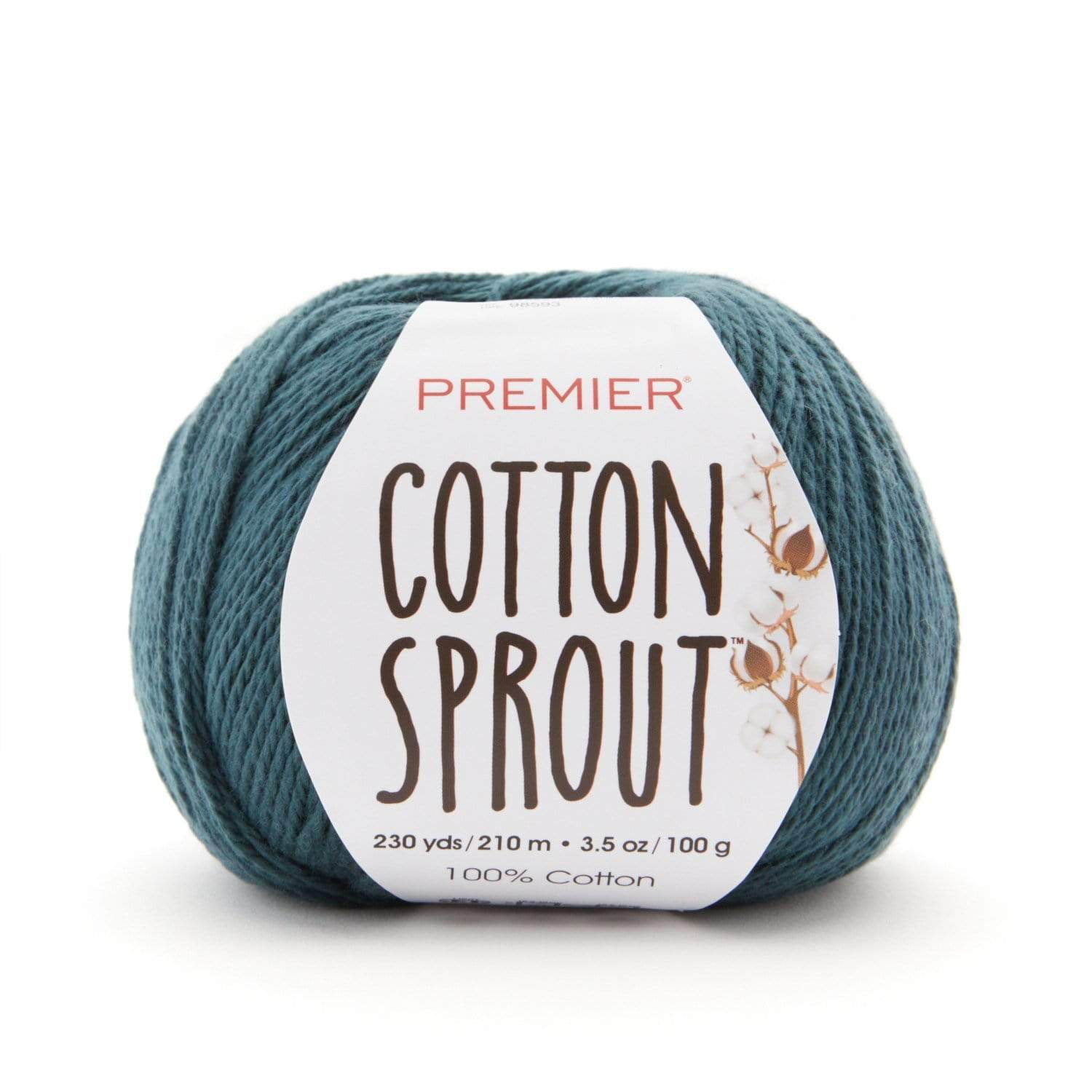 Premier Hunter Green Cotton Yarn for Knitting and Crocheting
