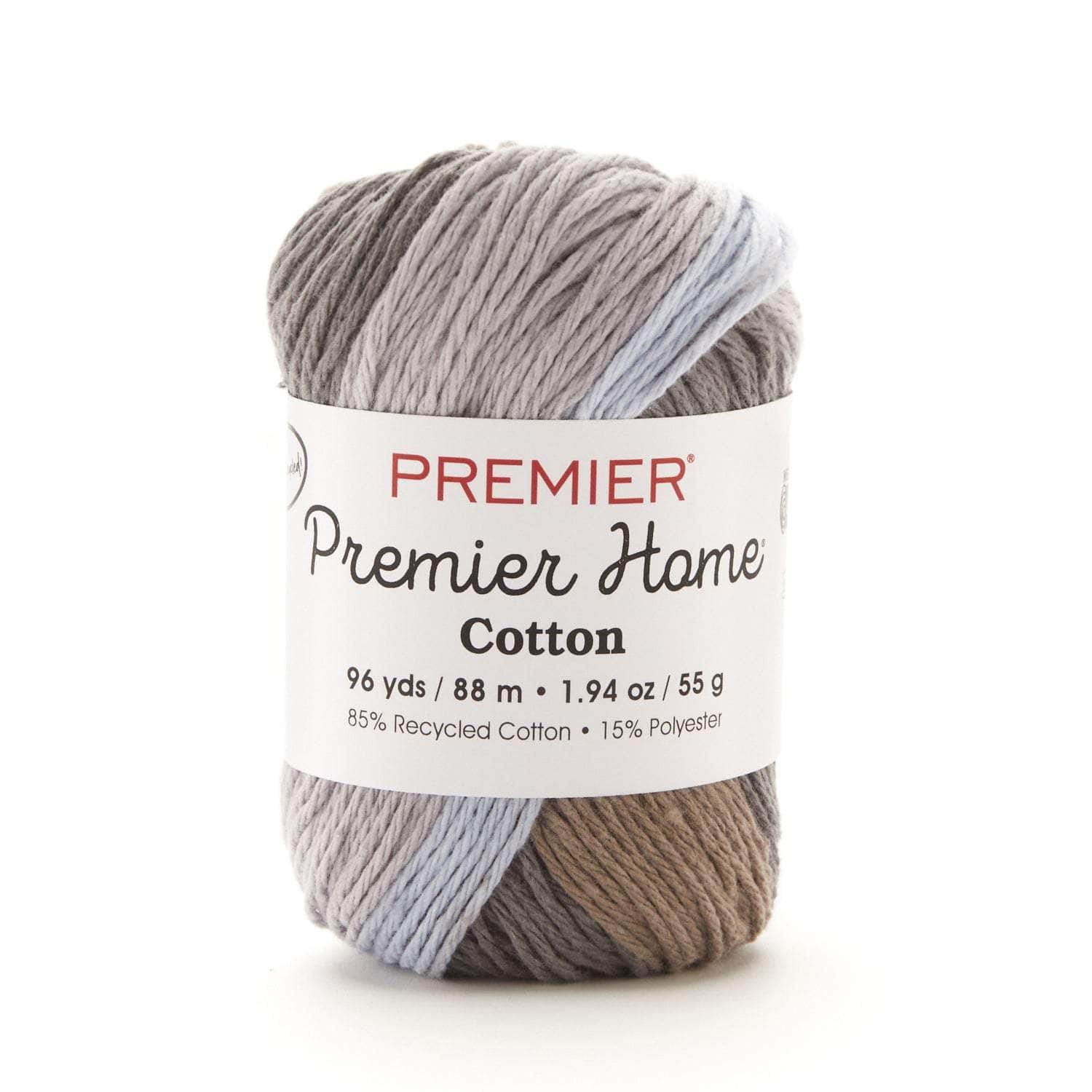 Premier Yarns Home Cotton Yarn - Multi-Rainbow Stripe 