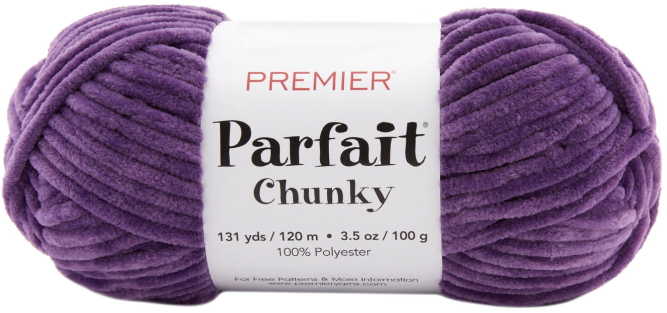 Premier Yarns Parfait Chunky Garn – Bubblegum-Farbton, 100 G, 120 M, Super Weich, Maschinenwaschbar
