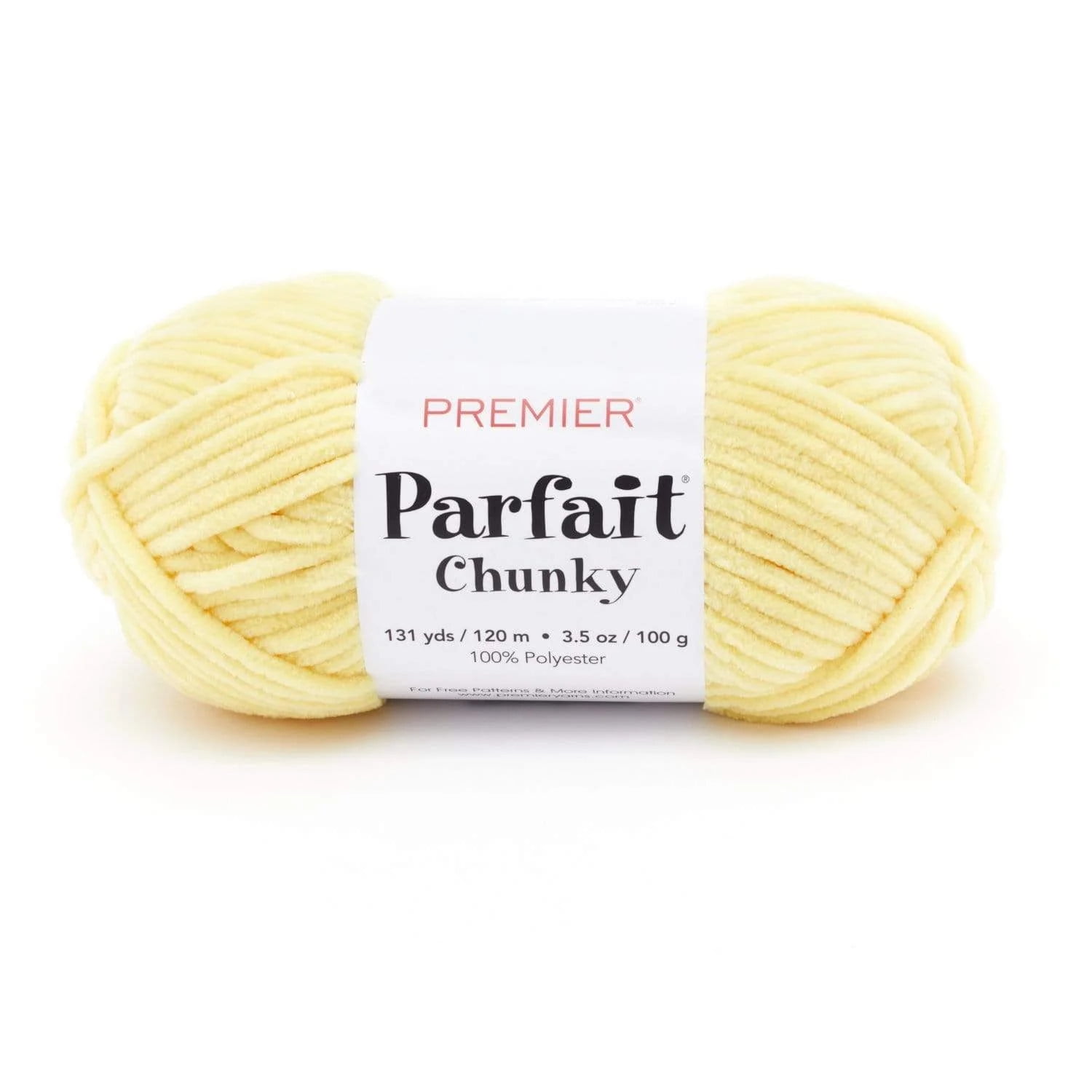 Premier Parfait Chunky Yarn, Super Bulky Yarn, Ideal Yarn for Knitting and  Crocheting, Chenille Yarn, Light Blue, 3.5 oz, 131 Yards