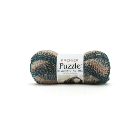 Premier Yarns Puzzle Yarn, Made of Acrylic, Ideal Knitting and Crochet Supplies, Bulky Weight, Dodgeball
