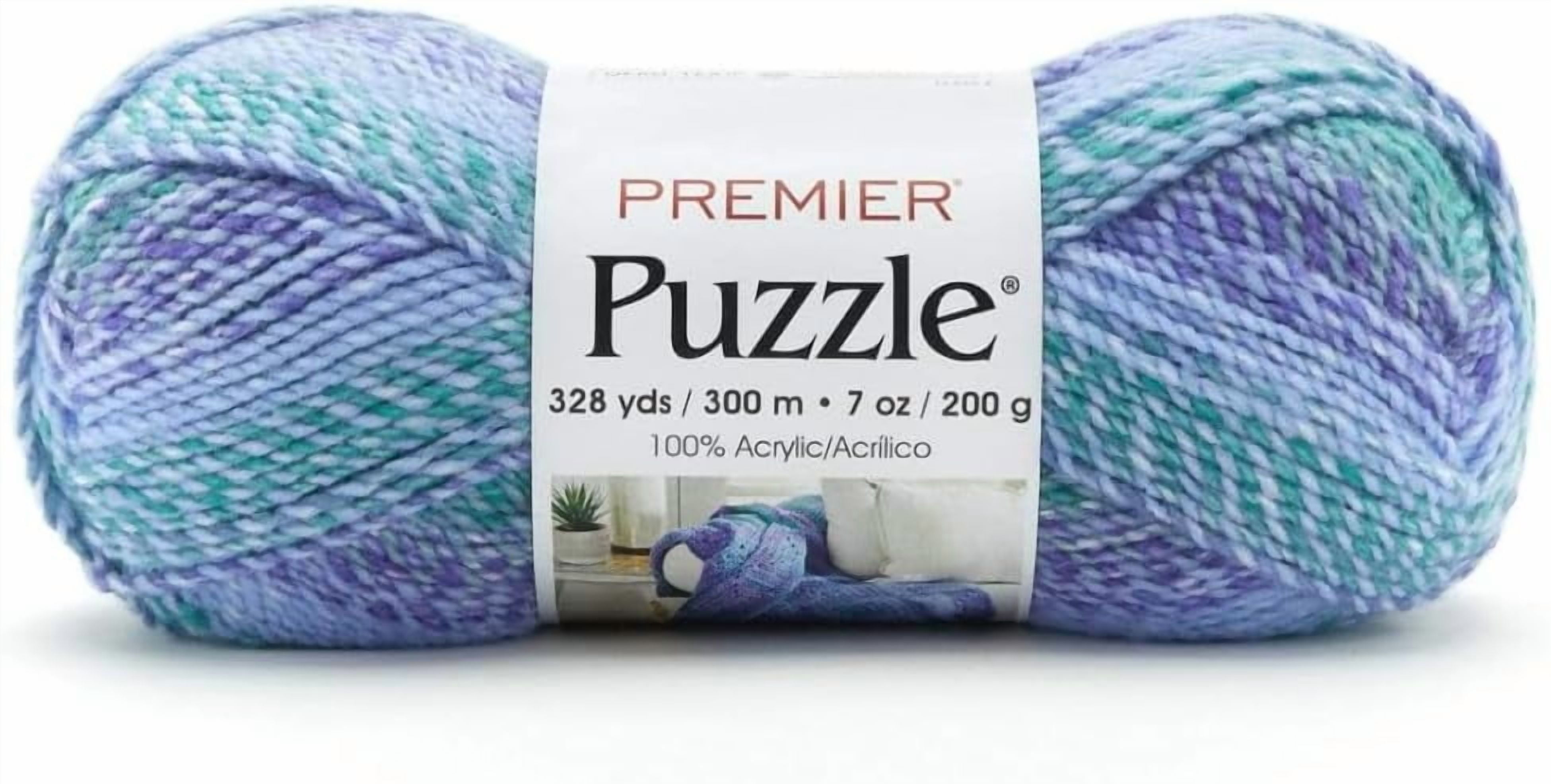 [新品]Y.A.R.N. 3D DOUBLE CROSS HANDMADE Premier Yarns Acrylic Crochet Puzzle Yarn-Double Dutch, Soft